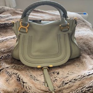Chloe Medium Marcie Satchel Seafoam Green
